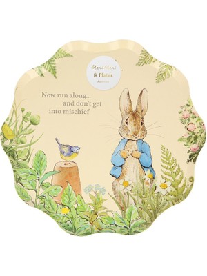 Meri Meri - Peter Rabbit Side Plates - Peter Rabbit Tabaklar - 8'li