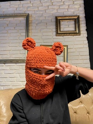 Emgcraft Balaclava / Kar Maskesi / Balaklava Ayıcık Kulak Bere