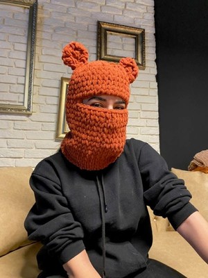 Emgcraft Balaclava / Kar Maskesi / Balaklava Ayıcık Kulak Bere