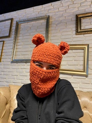 Emgcraft Balaclava / Kar Maskesi / Balaklava Ayıcık Kulak Bere