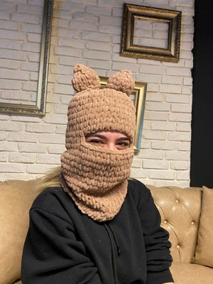 Emgcraft Balaclava / Kar Maskesi / Balaklava Kedi Kulak Bere