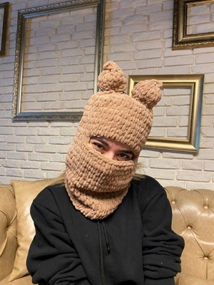 Emgcraft Balaclava / Kar Maskesi / Balaklava Kedi Kulak Bere