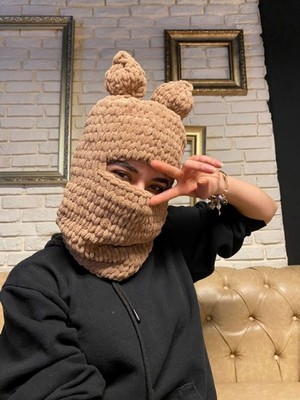 Emgcraft Balaclava / Kar Maskesi / Balaklava Kedi Kulak Bere