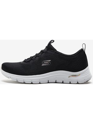 Skechers Arch Fit Vista - Gleaming Kadın Siyah Spor Ayakkabı 104377 Bkgd