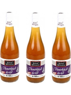 Rıfat Minare Demirhindi Şerbeti Cam 1000 ml 3 Adet