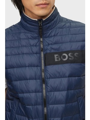 Boss Su Geçirmez Regular Fit Dik Yaka Şişme Yelek Erkek Yelek 50464300 404