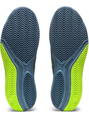 Asics Asics Gel Resolution 9 Clay Mavi Yeşil Erkek Tenis Ayakkabısı