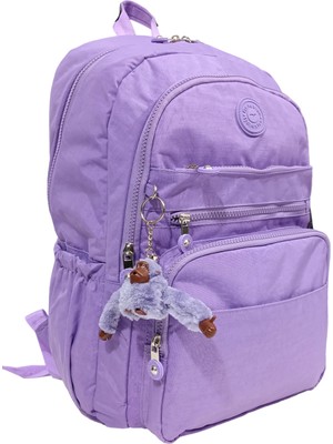 Rky Serenity Relaxion Geniş Iç Hacimli Su Geçirmez Kaliteli Krinkıl Kumaş Okul-Günlük-Spor-Seyahat Sırt Çantası