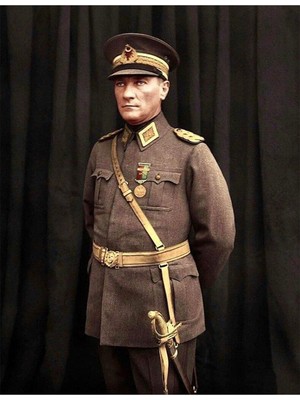 Atatürk Mareşal Üniforması PixArt Sanat Elmas Mozaik Tablo Diamond Türkiye 40*60