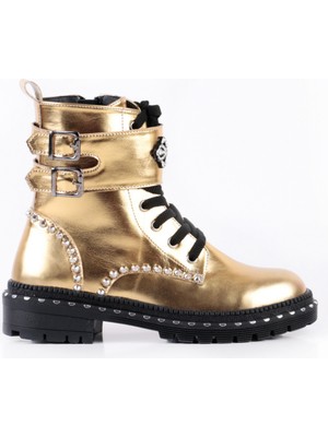 Baby D'S Angel Boots Altın 34