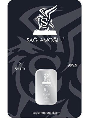 Sağlamoğlu 5 Gram Külçe Gümüş
