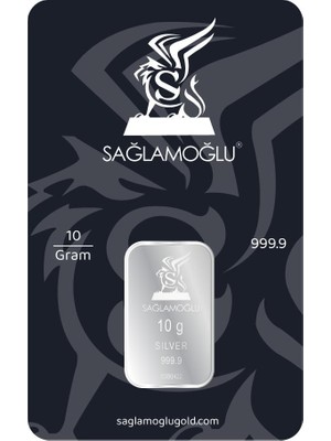 Sağlamoğlu 10 Gram Külçe Gümüş