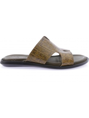 Dgn 3019-23Y  Erkek Merdane Baskili Terlik