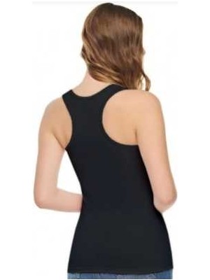 Tutku Kadın 6"lı Siyah Elestan Likralı Sporcu Atlet 0145