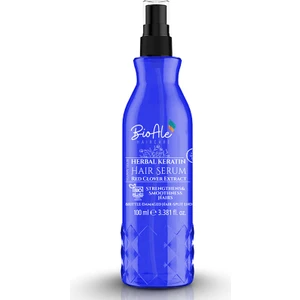 BioAle ,Güçlendirici ve Elektriklenme Karşıtı Saç Serumu Bitkisel Keratin + Kırmızı Yonca Özü 100 ml