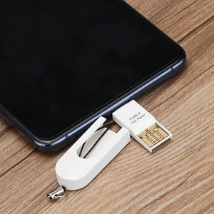 Iki Bir USB 3.1 Tip C'den USB 2.0'a Mikro Sd Tf Kart Okuyucu Pc İçin Otg Adaptörü (Yurt Dışından)