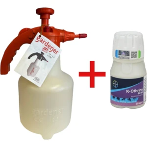 K-Othrine SC50 50 ml Hamam, Kalorifer Böceği Ilacı ve 2,5lt Gardener Basınçlı Pompa