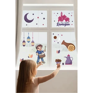 Neşeli Günlerim Hoş Geldin Ramazan Duvar Sticker 50X70 cm