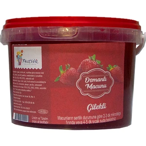 Hazır Osmanlı Macunu - Doğal Çilek Parçacıklı - 700 gr