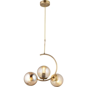 C Hilal Model Sarkıt Model Modern Glop Camlı Gold Avize