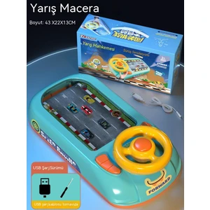 Çocuk Simülasyonu Yarış Oyuncak Seti - Mavi (Yurt Dışından)