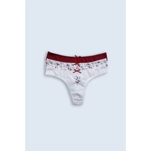 Pierre Cardin 3'lü Ekonomik Paket Sweetness 2702 Pamuklu Basic String Külot