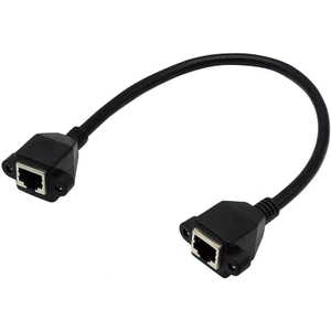 RJ45 Cat5 Cat6 Cat7 Dişi Dişi Panel Tipi Konnektör Ara Uzatma - 30CM