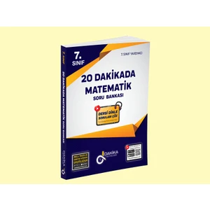 Dakika Yayınları 7. Sınıf 20 Dakikada Matematik  Soru Bankası
