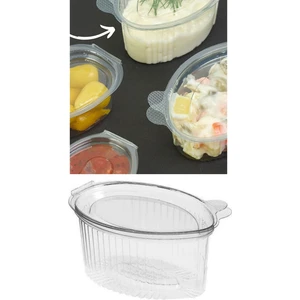 Yok Yok Ambalaj Plastik Sızdırmaz Kapaklı Sos Reçel Bulyon Kabı 80CC 100 Adet (80CC=80ML)