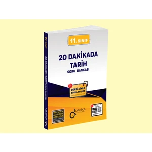 Dakika Yayınları 11. Sınıf 20 Dakikada Tarih  Soru Bankası