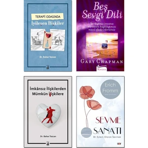 Imkansız Ilişkilerden Mümkün Ilişkilere - Terapi Odasında Iyileşen Ilişkiler - Sevme Sanatı - Beş Sevgi Dili - 4’lü Kişisel Gelişim Kitap Seti