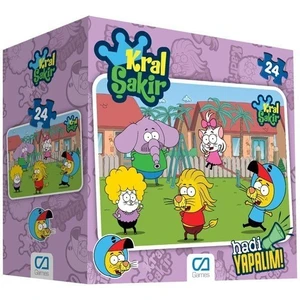 Ca Games Kral Şakir Yer Puzzle 24 Parça