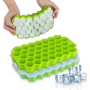 Bpa Içermeyen Silikon Petek Buz Kalıbı - Yeşil (Yurt Dışından)