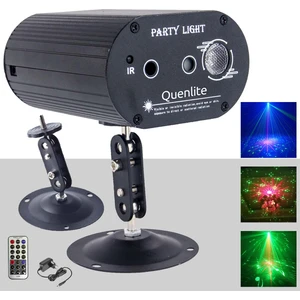 Qd-50 Rgb Sahne Disko LED ve Lazer Işık Bir Arada 12 Çeşit Desen