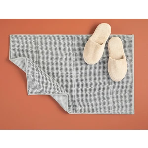 English Home Paige Polyester Makarna Banyo Paspası 50 x 80 cm Gri