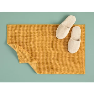 English Home Paige Polyester Makarna Banyo Paspası 50 x 80 cm Sarı