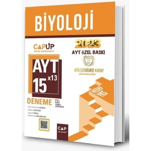 Çap Yayınları AYT Biyoloji 15 x 13 Up Deneme 2023 Özel Baskı
