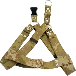 Köpek göğüs tasması orta ve büyük ırk kamuflaj destekli kumaş genişlik:3cm göğüs ölçüsü:55-95cm ayarlamalı dog harness GT4-7
