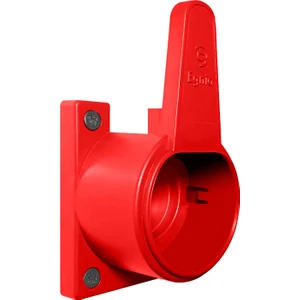 Type2 Ev Holder''red'' / Elektrikli Araç Tip2 Soket Uyumlu Kablo Toparlayıcı''kırmızı''
