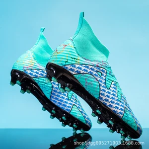 Xinghe Shop Öğrenci Yüksek Top Futbol Ayakkabısı Antrenman (Yurt Dışından)