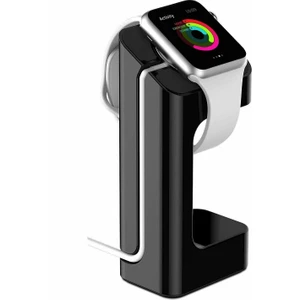 Apple Watch 1-6 Tüm Seriler için 2in1 SET Manyetik Şarj Aygıtlı Dock Stand - AL3558
