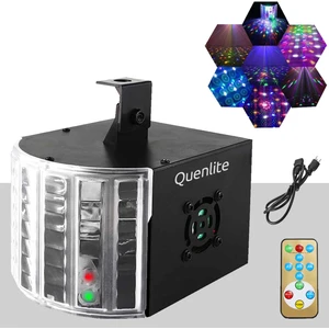 Qx-55 Dmx Rgb Sahne Disko Led ışık Sese Duyarlı otomatik Mod (16 Çeşit Desen)