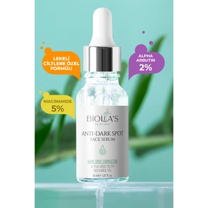Lekeli Ciltler Için Aydınlatıcı Yüz Bakım Serumu Niacinamide 5% + Alpha Arbutin 2% 30 ml