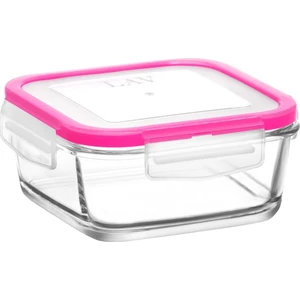 Cam Kilitli Saklama Kabı 720CC Pembe Kapak