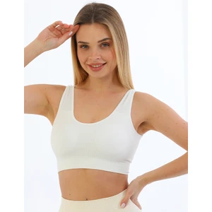 Secret Moda Yeni Sezon Pedli Kalın Askılı Fitilli Toparlayıcı Beli Lastikli Kadın Büstiyer Secretmo