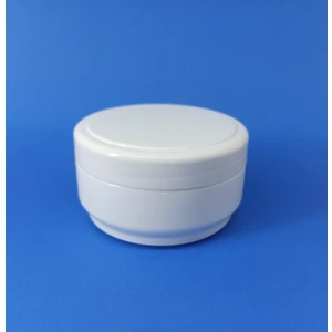 1 Adet Beyaz Boş Kozmetik-Pomat-Krem-Hobi Kutusu Plastik Krem Kavanozu 25-30-50-100-150 ml Seçenekli