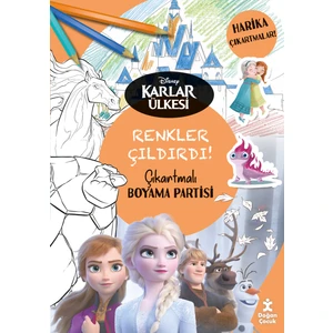 Disney Karlar Ülkesi Renkler Çıldırdı Çıkartmalı Boyama Partisi
