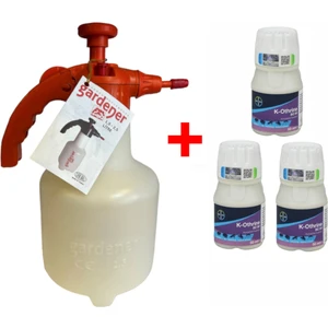 3 Adet K-Othrine SC50 50ML Tahtakurusu Ilacı ve 2,5lt Gardener Basınçlı