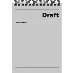 Keskin Color A4 Kareli Bloknot Draft - Gri