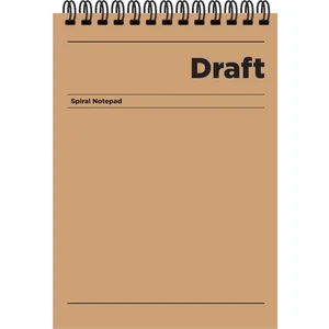 Keskin Color A4 Kareli Bloknot Draft - Kahverengi